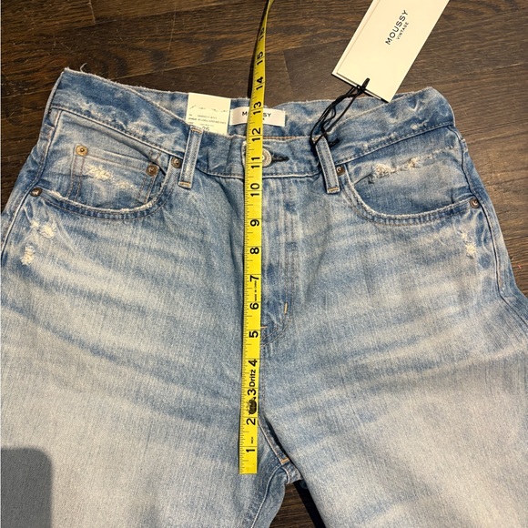 MOUSSY Lowell Super Wide Pants in Light Blue NWT. - Picture 6 of 7